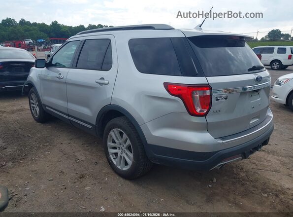1FM5K8D83JGB16652 2018 FORD EXPLORER Silver Tył lewy