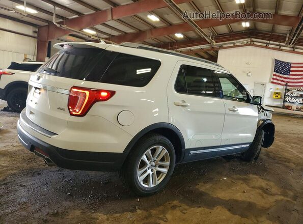 1FM5K8D83JGB94736 2018 FORD EXPLORER White Tył prawy