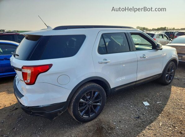 1FM5K8D83JGC31722 2018 FORD EXPLORER White Rear right