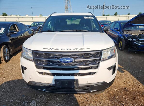 1FM5K8D83JGC31722 2018 FORD EXPLORER White Front view