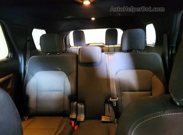1FM5K8D84GGA58933 2016 FORD EXPLORER Gray Вид задніх сидінь