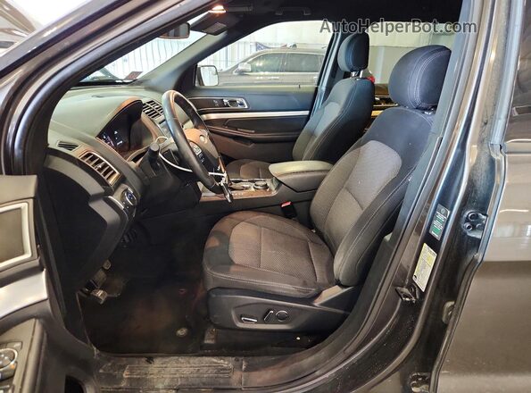 1FM5K8D84GGA58933 2016 FORD EXPLORER Gray Вид салону спереду