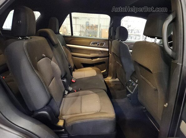 1FM5K8D84GGA58933 2016 FORD EXPLORER Gray Вид задньої частини салону