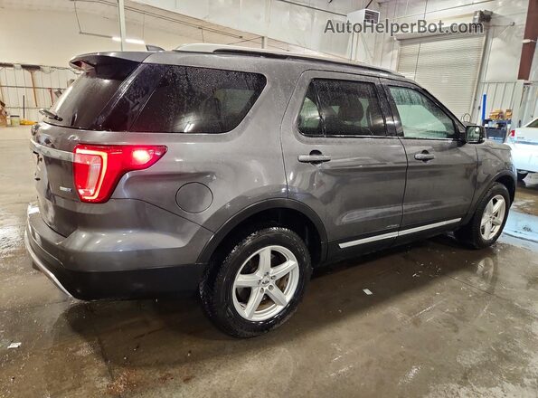 1FM5K8D84GGA58933 2016 FORD EXPLORER Gray Задня права чверть