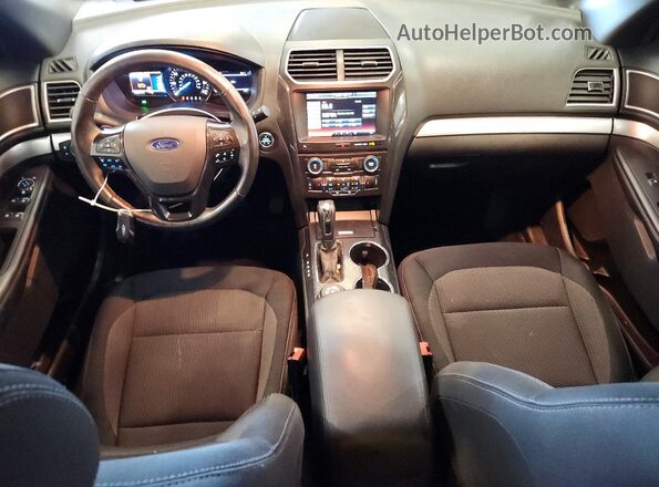 1FM5K8D84GGA58933 2016 FORD EXPLORER Gray Вид панелі приладів
