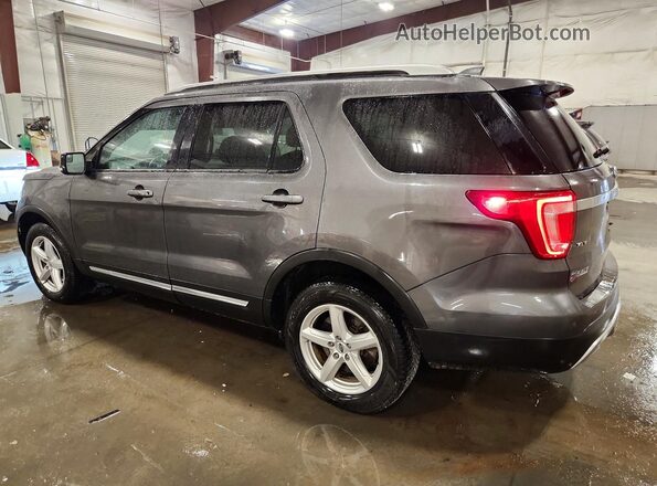 1FM5K8D84GGA58933 2016 FORD EXPLORER Gray Задня ліва чверть