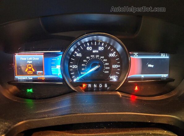 1FM5K8D84GGA58933 2016 FORD EXPLORER Gray Вид щитка приладів