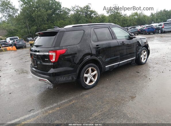 1FM5K8D84GGA81323 2016 FORD EXPLORER Black Tył prawy