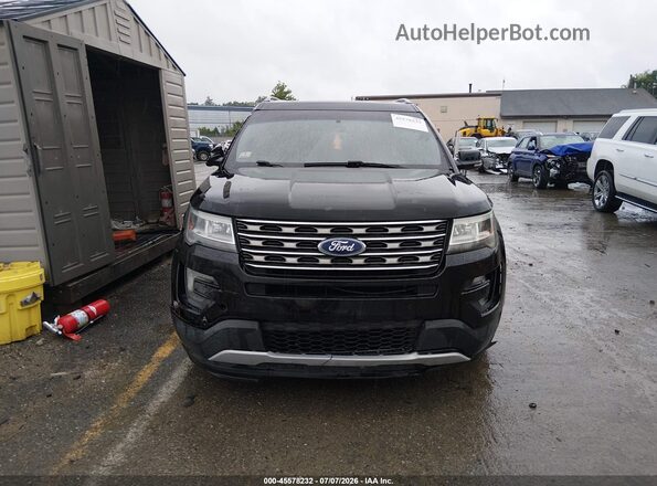 1FM5K8D84GGA81323 2016 FORD EXPLORER Black Widok zestawu wskaźników