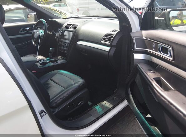 1FM5K8D84GGD08722 2016 FORD EXPLORER White Front interior view