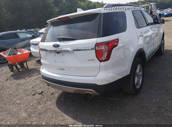 1FM5K8D84GGD08722 2016 FORD EXPLORER White Rear right