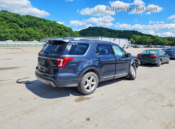 1FM5K8D84HGA56682 2017 FORD EXPLORER Black Trasero derecho