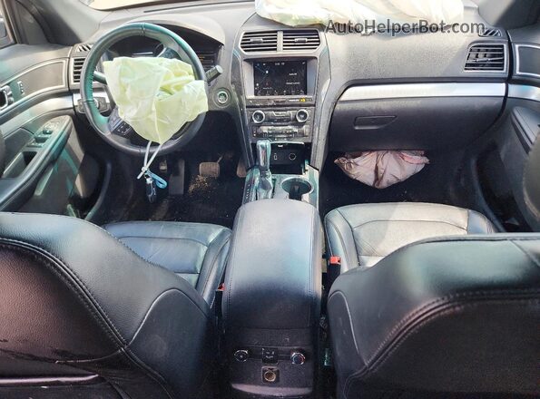 1FM5K8D84HGA56682 2017 FORD EXPLORER Black Vista del salpicadero