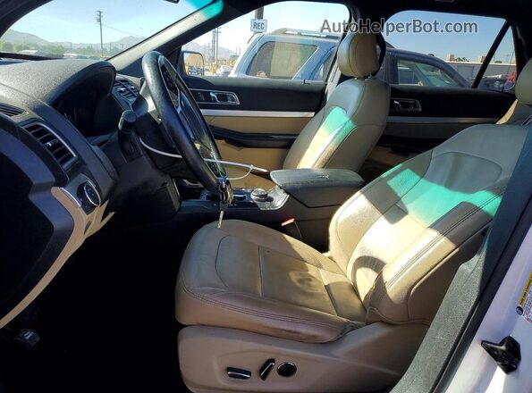 1FM5K8D84HGA60716 2017 FORD EXPLORER White Սալոնի դիմացի տեսք