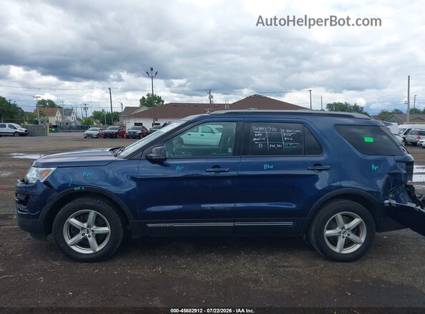 1FM5K8D84HGD51264 2017 FORD EXPLORER Dark Blue Панорамный вид салона 360°