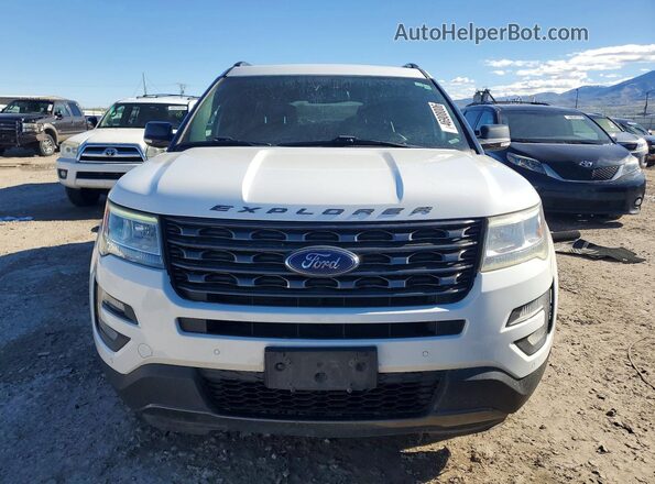 1FM5K8D84HGD64578 2017 FORD EXPLORER White წინა ხედი