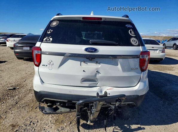 1FM5K8D84HGD64578 2017 FORD EXPLORER White უკანა ხედი