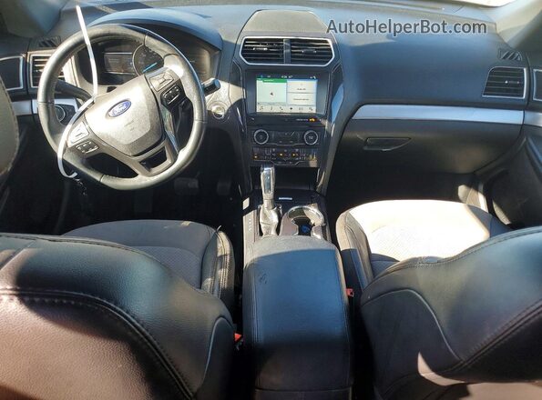 1FM5K8D84HGD64578 2017 FORD EXPLORER White წინა პანელის ხედი