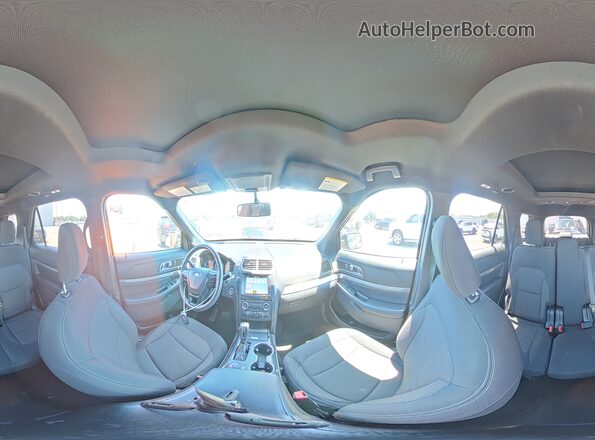 1FM5K8D84JGC64597 2018 FORD EXPLORER Gray Vista interior de 360 grados