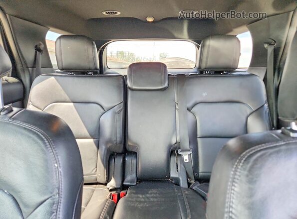 1FM5K8D84JGC68262 2018 FORD EXPLORER Gray Հետևի նստատեղերի տեսք