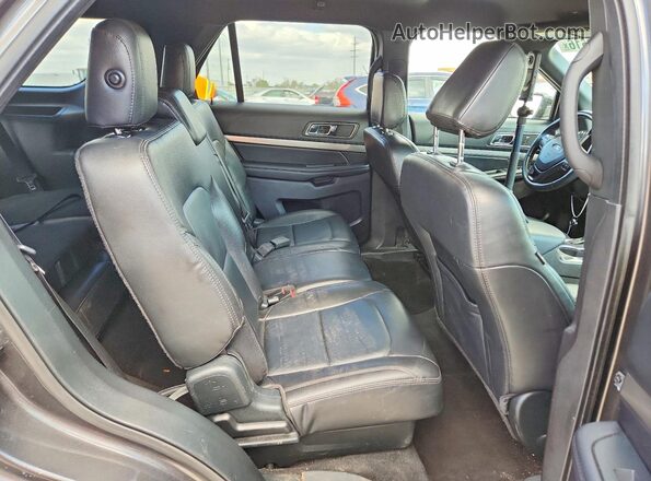 1FM5K8D84JGC68262 2018 FORD EXPLORER Gray Սալոնի հետևի տեսք