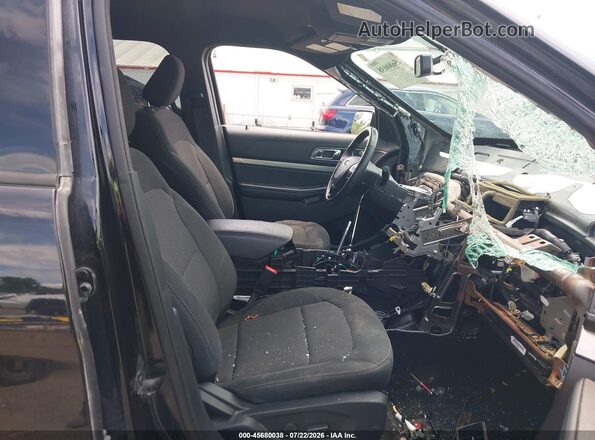 1FM5K8D84KGA06887 2019 FORD EXPLORER Black წინა სალონის ხედი