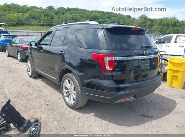 1FM5K8D84KGA06887 2019 FORD EXPLORER Black უკანა მარცხენა