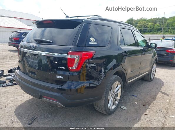 1FM5K8D84KGA06887 2019 FORD EXPLORER Black უკანა მარჯვენა