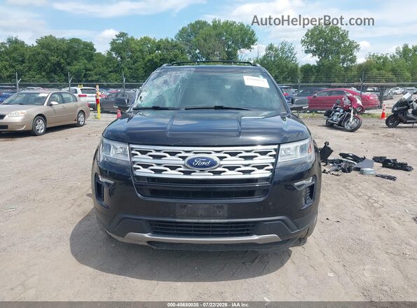 1FM5K8D84KGA06887 2019 FORD EXPLORER Black უკანა სალონის ხედი