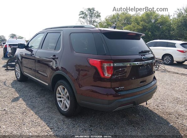 1FM5K8D84KGA95473 2019 FORD EXPLORER Red Tył lewy