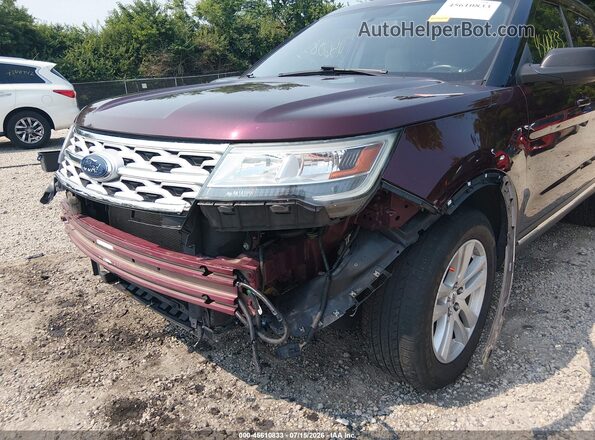 1FM5K8D84KGA95473 2019 FORD EXPLORER Red Widok z przodu