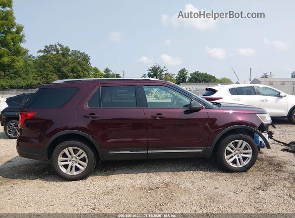 1FM5K8D84KGA95473 2019 FORD EXPLORER Red Widok wnętrza 360 stopni