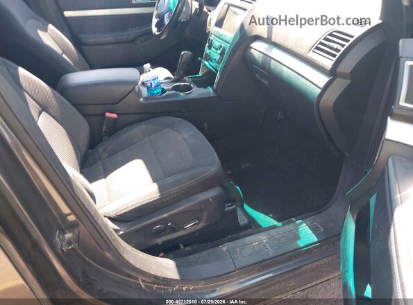 1FM5K8D85GGA29280 2016 FORD EXPLORER Black Widok wnętrza z przodu
