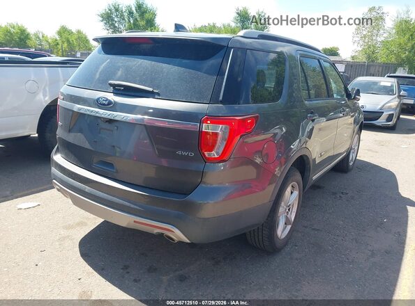 1FM5K8D85GGA29280 2016 FORD EXPLORER Black Tył prawy