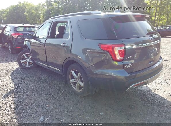 1FM5K8D85GGA42966 2016 FORD EXPLORER Gray Tył lewy