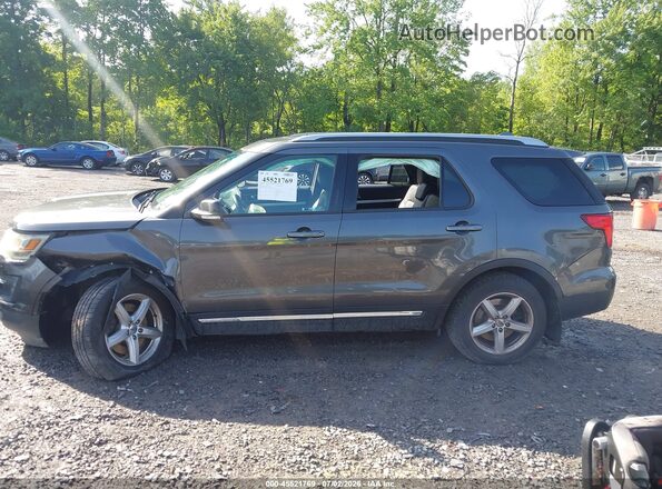 1FM5K8D85GGA42966 2016 FORD EXPLORER Gray Widok wnętrza 360 stopni