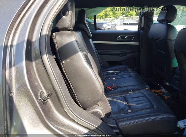 1FM5K8D85GGA42966 2016 FORD EXPLORER Gray Widok naklejki z numerem VIN