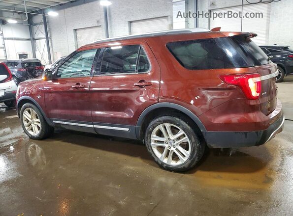 1FM5K8D85GGA95960 2016 FORD EXPLORER Brown Задня ліва чверть