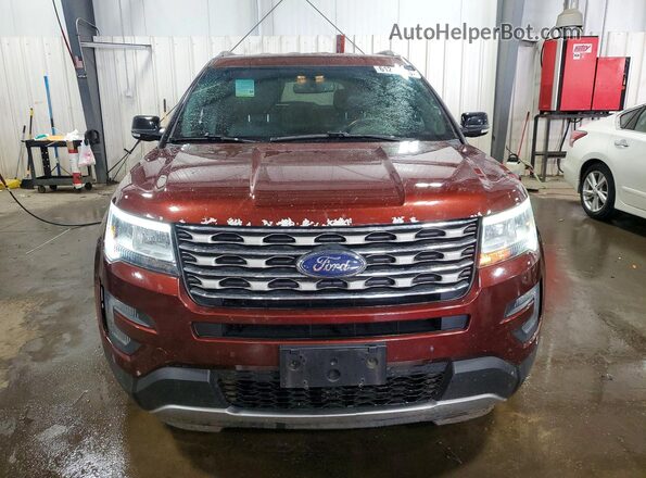 1FM5K8D85GGA95960 2016 FORD EXPLORER Brown Вид спереду