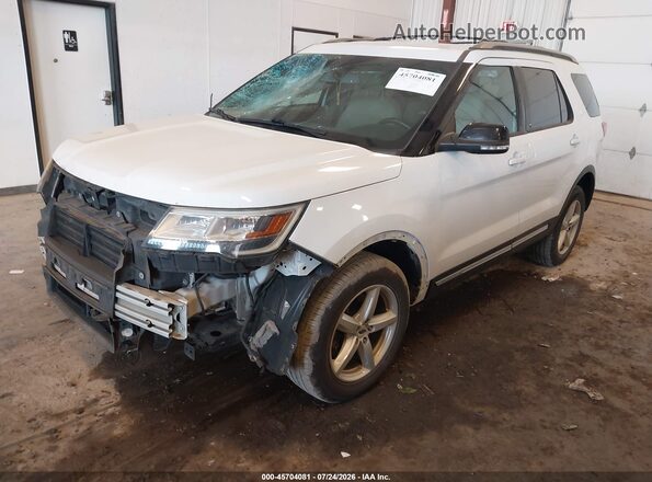1FM5K8D85GGB40914 2016 FORD EXPLORER White Передня ліва чверть