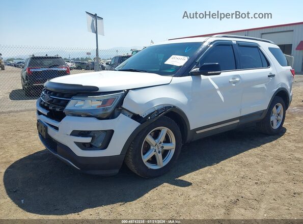 1FM5K8D85GGC03347 2016 FORD EXPLORER White Передня ліва чверть