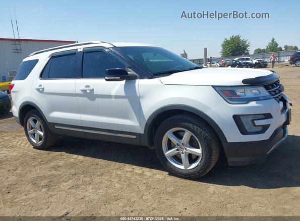 1FM5K8D85GGC03347 2016 FORD EXPLORER White Вид задньої частини салону