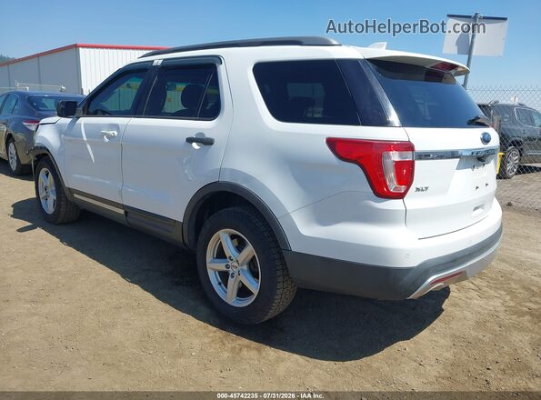 1FM5K8D85GGC03347 2016 FORD EXPLORER White Задня ліва чверть