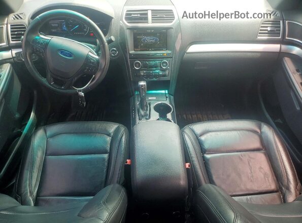 1FM5K8D85GGD19969 2016 FORD EXPLORER Charcoal Vista del salpicadero