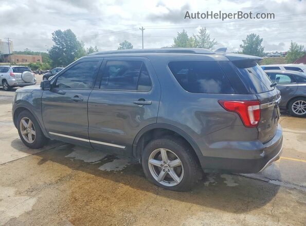 1FM5K8D85GGD19969 2016 FORD EXPLORER Charcoal Trasero izquierdo