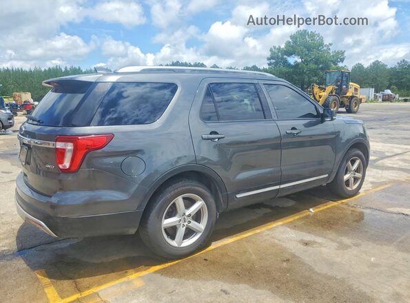 1FM5K8D85GGD19969 2016 FORD EXPLORER Charcoal Trasero derecho
