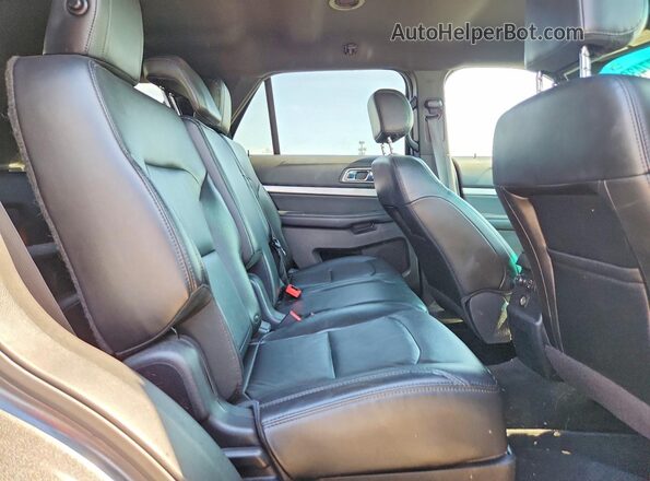 1FM5K8D85HGA30821 2017 FORD EXPLORER Gray უკანა სალონის ხედი
