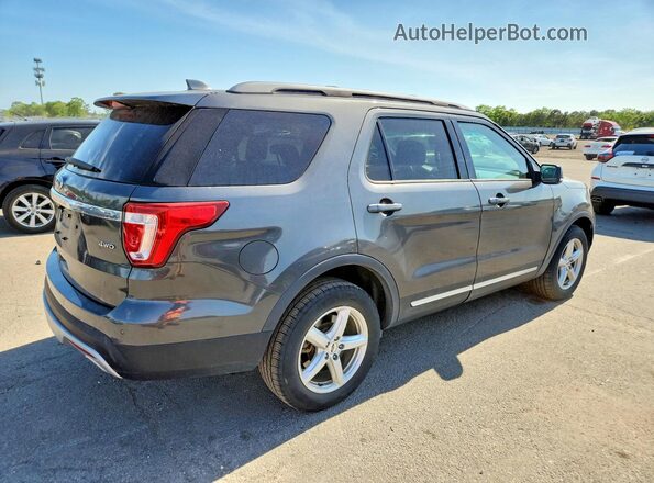 1FM5K8D85HGA30821 2017 FORD EXPLORER Gray უკანა მარჯვენა