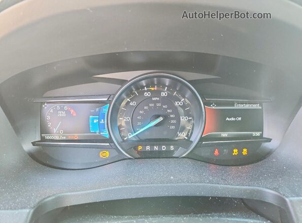 1FM5K8D85HGA30821 2017 FORD EXPLORER Gray ხელსაწყოთა პანელის ხედი