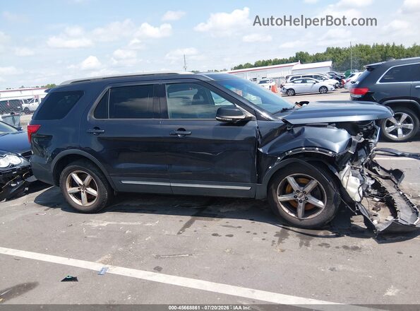 1FM5K8D85HGA67609 2017 FORD EXPLORER Gray Widok wnętrza 360 stopni